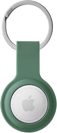 Чехол uBear Touch Ring Case для Apple AirTag с кольцом зелёный, Цвет: Green / Зеленый
