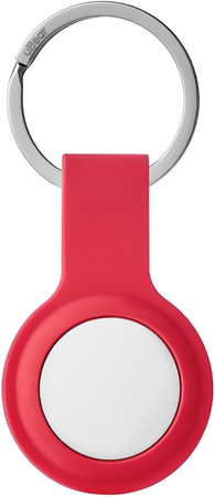 Чехол uBear Touch Ring Case для Apple AirTag с кольцом красный, Цвет: Red / Красный, изображение 3