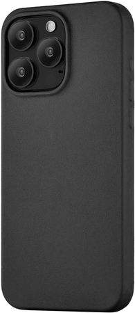 Чехол для iPhone 15 Pro Max Ubear Capital Leather Case черный, Цвет: Black / Черный, изображение 2