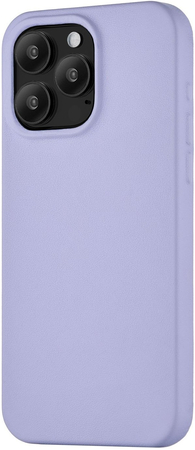 Чехол для iPhone 15 Pro Ubear Capital Leather Case лавандовый, Цвет: Purple / Сиреневый, изображение 2