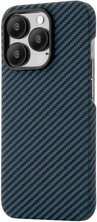 Чехол для iPhone 15 Pro Max uBear Supreme Kevlar Case синий, Цвет: Blue / Синий, изображение 2