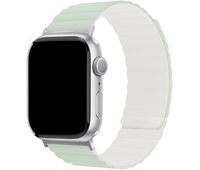 Ремешок магнитный силиконовый uBear Mode для Apple Watch, S/M, шалфей/бежевый, Цвет: Green / Зеленый