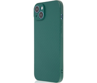 Чехол для iPhone 14 Plus Brosco Carbon Dark Green
