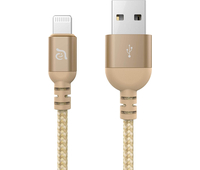 Кабель Adam Elements PeAk III Lightning-USB, 1.2 м, золотой