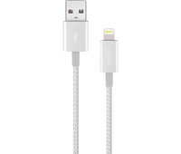 Кабель Moshi Integra Lightning на USB-A, Кевлар, 1.2м, Серебряный