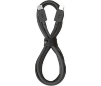 Дата-кабель VLP Nylon Cable USB C - USB C 100W 2м черный, Цвет: Black / Черный