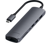 USB-хаб Satechi Aluminum Multi-Port Adapter with Ethernet Type-C Space Gray