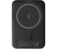 Аккумулятор внешний VLP Dual Magsafe PowerBank 5000 mAh 3A USB-C Black, Цвет: Black / Черный