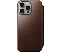 Защитный чехол для iPhone 15 Pro Max Nomad Modern Leather Folio, brown