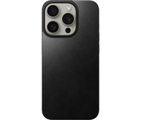 Чехол-накладка Nomad Magnetic Horween Leather Back, black - iPhone 15 Pro, Цвет: Black / Черный