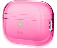 Чехол для AirPods Pro 2 Elago Clear case Neon Hot Pink, Цвет: Pink / Розовый