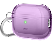 Чехол для AirPods Pro 2 Elago Clear Hang case Deep Purple, Цвет: Deep Purple / Темно-фиолетовый