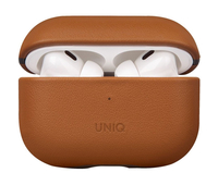 Чехол для Airpods Pro 2 Uniq Terra Genuine Leather with handstrap Toffee Brown, Цвет: Brown / Коричневый