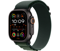 Apple Watch Ultra 2 GPS + Cellular, 49 мм, корпус из черного титана, ремешок Alpine зеленого цвета, Экран: 49, Цвет: Dark green / Темно-зеленый