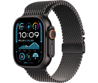 Apple Watch Ultra 2 GPS + Cellular, 49 мм, корпус из черного титана, ремешок Milanese черного цвета, Экран: 49, Цвет: Black Titanium