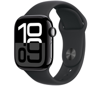 Apple Watch Series 10, 42 мм, корпус из алюминия цвета «чёрный глянец», спортивный ремешок «чёрный», Экран: 42, Цвет: Black / Черный