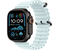 Apple Watch Ultra 2 GPS + Cellular, 49 мм, корпус из черного титана, ремешок Ocean цвета «‎ледяной синий», Экран: 49, Цвет: Blue / Голубой