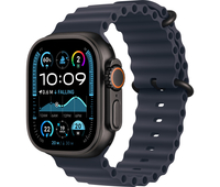 Apple Watch Ultra 2 GPS + Cellular, 49 мм, корпус из черного титана, ремешок Ocean темно-синего цвета, Экран: 49, Цвет: Blue / Синий темный