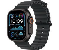 Apple Watch Ultra 2 GPS + Cellular, 49 мм, корпус из черного титана, ремешок Ocean черного цвета, Экран: 49, Цвет: Black matte / Черный матовый