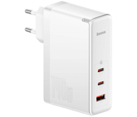 Сетевое зарядное устройство Baseus GaN5 Pro Fast Charger 140W White, Цвет: White / Белый