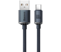 Кабель Baseus Crystal Shine Series USB/USB-Type-C (CAJY000401) 1.2 m Black