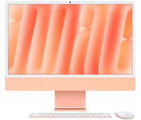 Apple iMac 24" M4 8GPU/16GB/256GB Orange (MWUJ3) 2024, Общий объем твердотельных накопителей (SSD): 256 ГБ, Объем оперативной памяти: 16 ГБ, Цвет: Orange / Оранжевый