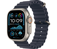 Apple Watch Ultra 2 GPS + Cellular, 49 мм, корпус из бежевого титана, ремешок Ocean темно-синего цвета, Экран: 49, Цвет: Blue / Синий темный