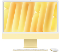 Apple iMac 24" M4 10GPU/16GB/512GB Yellow (MWUX3) 2024, Общий объем твердотельных накопителей (SSD): 512 ГБ, Объем оперативной памяти: 16 ГБ, Цвет: Yellow / Желтый