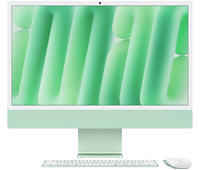 Apple iMac 24" M4 10GPU/24GB/512GB Green (MD2Q4) 2024, Общий объем твердотельных накопителей (SSD): 512 ГБ, Объем оперативной памяти: 24 ГБ, Цвет: Green / Зеленый