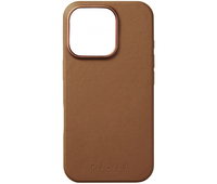 Чехол для iPhone 16 Pro Mujjo Leather Case MagSafe Tan, Цвет: Brown / Коричневый