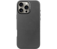 Чехол для iPhone 16 Pro Max Decoded Leather Back Cover Black, Цвет: Black / Черный