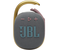 Портативная колонка JBL Clip 4 Grey (JBLCLIP4GRY), Цвет: Grey / Серый