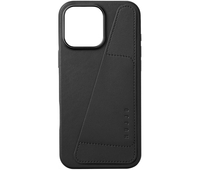 Чехол для iPhone 16 Pro Max Mujjo Wallet Leather Case MagSafe Black