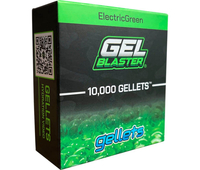 Гидрогелевые шарики орбизы для бластера Gel Blaster, 10000 штук, зеленые