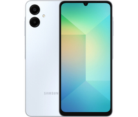 Samsung Galaxy A06 4/128Gb Light Blue, Объем оперативной памяти: 4 ГБ, Объем встроенной памяти: 128 Гб, Цвет: Blue / Голубой