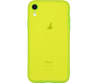 Чехол для iPhone XR Brosco Neon Желтый, Цвет: Yellow / Желтый