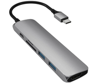 USB-хаб Satechi Multiport Adapter V2 Type-C Space Gray