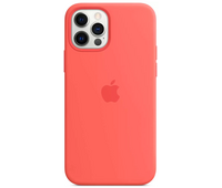 Чехол для iPhone 12 / 12 Pro Silicone Case Pink Citrus