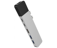USB-хаб HyperDrive NET 6-in-2 (GN28N-SILVER), Цвет: Silver / Серебристый