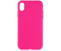 Чехол для iPhone XR Brosco Fresh Розово-черный