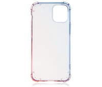Чехол Brosco для iPhone 12 mini HardTPU DarkBlue-Pink