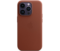 Чехол для iPhone 14 Pro Leather Case with MagSafe - Umber