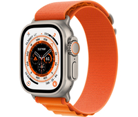 Apple Watch Series Ultra 49mm Titanium Case With Orange Alpine Loop, Цвет: Orange / Оранжевый, Возможности подключения: GPS + Cellular