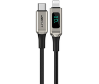 Кабель ACEFAST C6-01 USB-C to Lightning Silver, Цвет: Silver / Серебристый