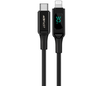 Кабель ACEFAST C6-01 USB-C to Lightning Black, Цвет: Black / Черный