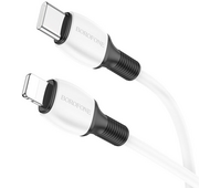 Кабель USB-C to lightning Borofone BX84 White