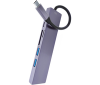 USB-хаб Multiport Hub 6 в 1 VLP графит, Цвет: Graphite / Графитовый