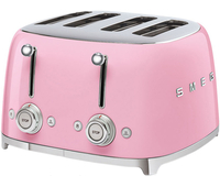 Тостер SMEG TSF03PKEU  на 4 ломтика розовый, Цвет: Pink / Розовый