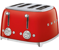 Тостер SMEG TSF03RDEU  на 4 ломтика красный, Цвет: Red / Красный