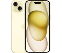 Apple iPhone 15 Plus 128 Гб Yellow, Объем встроенной памяти: 128 Гб, Цвет: Yellow / Желтый